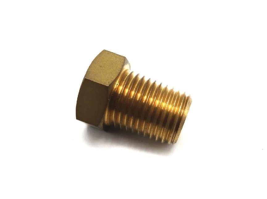 Brass plug for temperature sensor / lamda probe (mm 15×20)