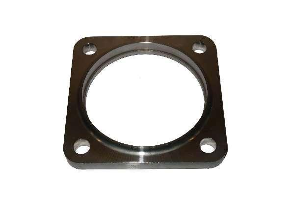 AISI 304 stainless steel flange for exhaust manifold connection (mm 120×120)